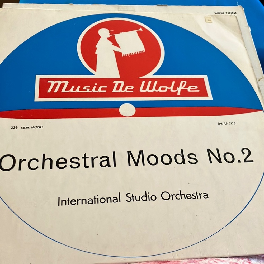 Music De Wolfe Orchestral Moods No.2 Vinyl